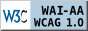 immagine logo validazione wcag1AA-blue